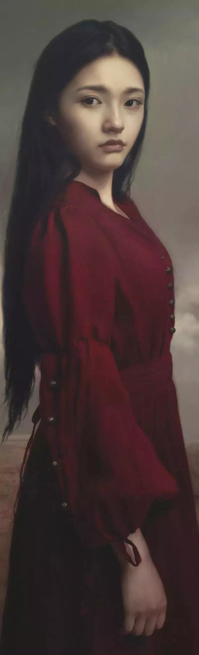 油画大师们笔下的美女明星们，林志玲最美，她最仙