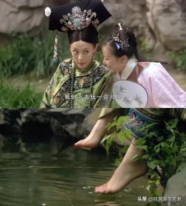 是当过兵的原因吗？看看刘涛和孙俪又大又粗的脚丫子