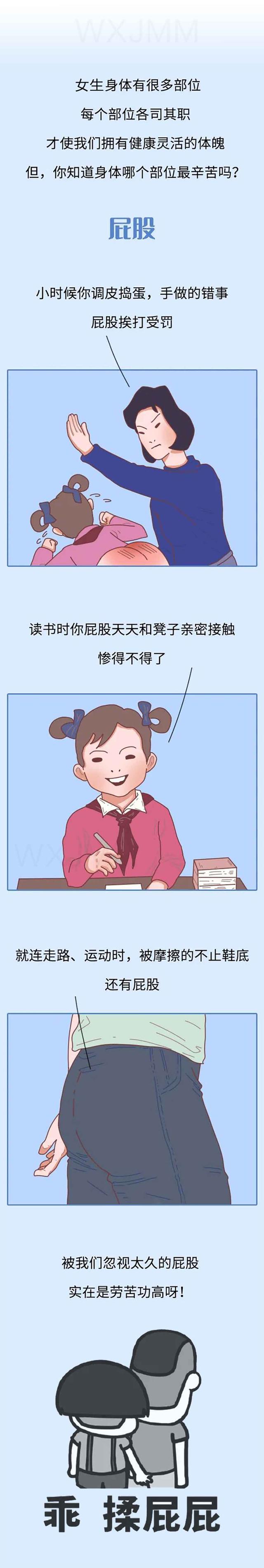 为何女生的“屁股”上，会有两块黑印子？转发给女友看看