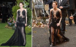 赤脚的豪爽女星！“暮光女”小K又脱高跟鞋，而她却不是戛纳第一人