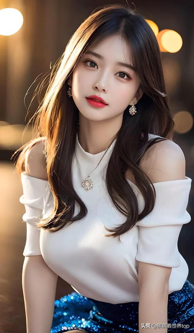 美女御姐饱满白嫩魅惑红唇白净肌肤私照写真