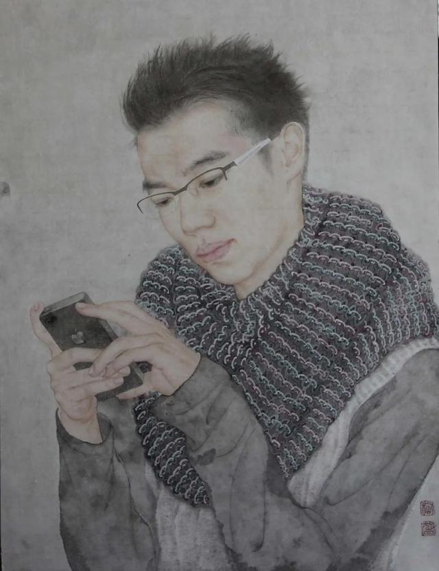 当代与古代的视觉感受交织于整个画面