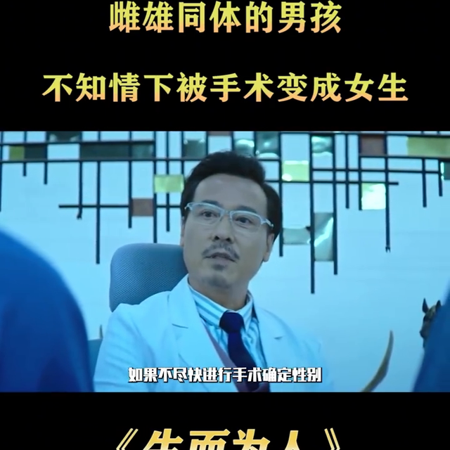 雌雄同体的男孩，不值知情下被做手术变成女生#电影剪辑
