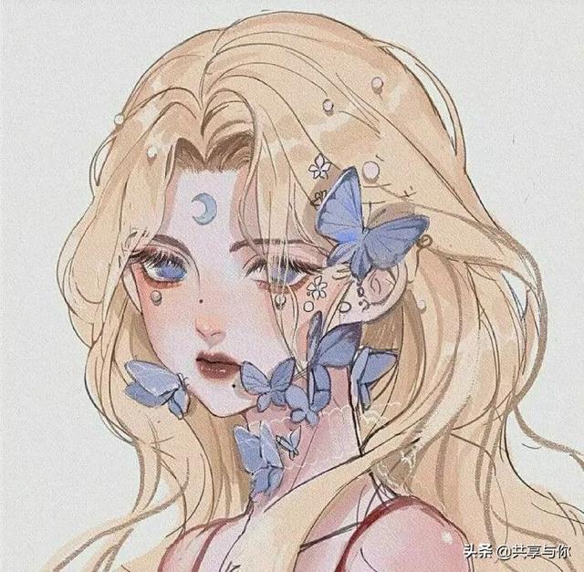 动漫女头 非常惊艳的小众霸气个性动漫女生头像