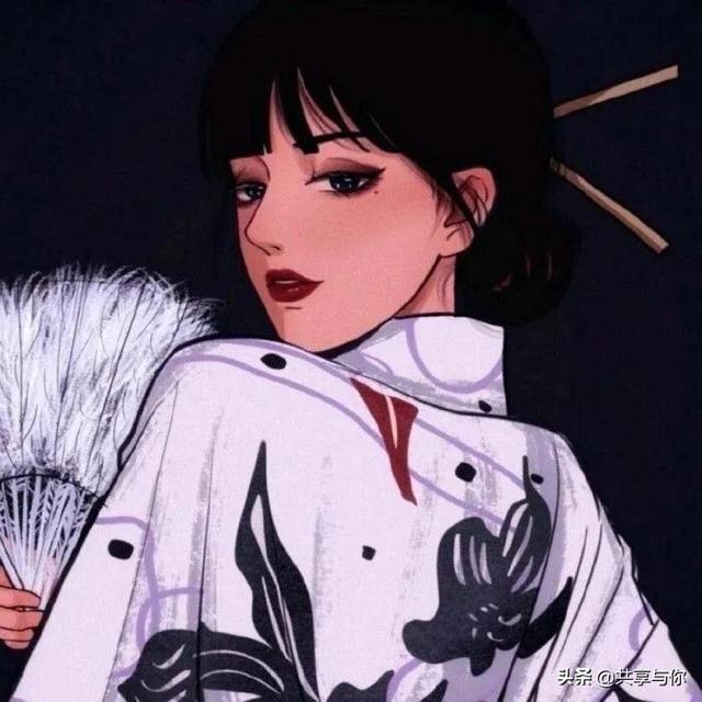 动漫女头 非常惊艳的小众霸气个性动漫女生头像
