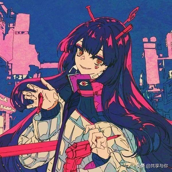 动漫女头 非常惊艳的小众霸气个性动漫女生头像