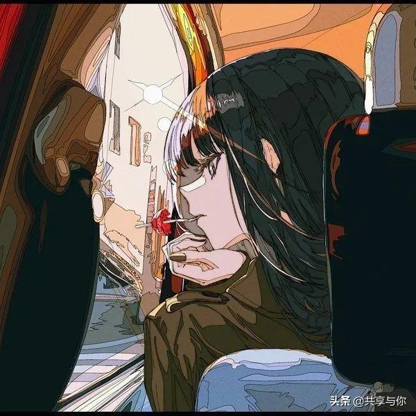动漫女头 非常惊艳的小众霸气个性动漫女生头像