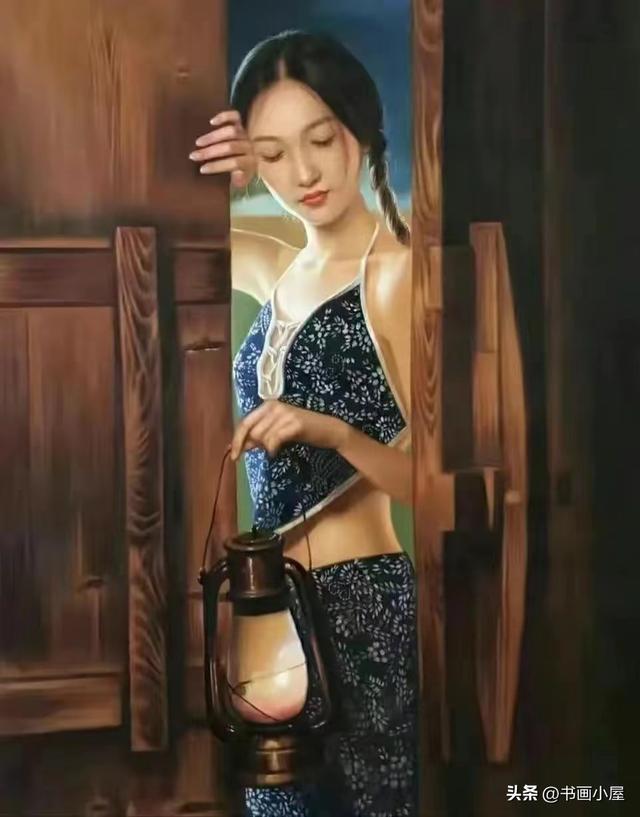 人体艺术油画,写实是她让人们喜爱的根本原因