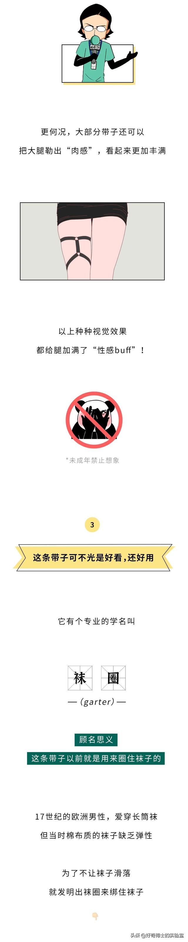 为啥女生大腿上绑根带子,看起来会很性感?