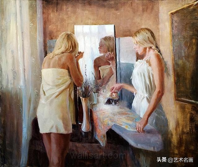 一种尽显朦胧之美的人体油画︱美国油画家埃里克 瓦列斯作品