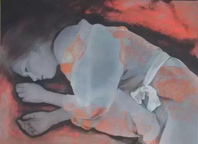 美女画家的人体绘画艺术，独具特色