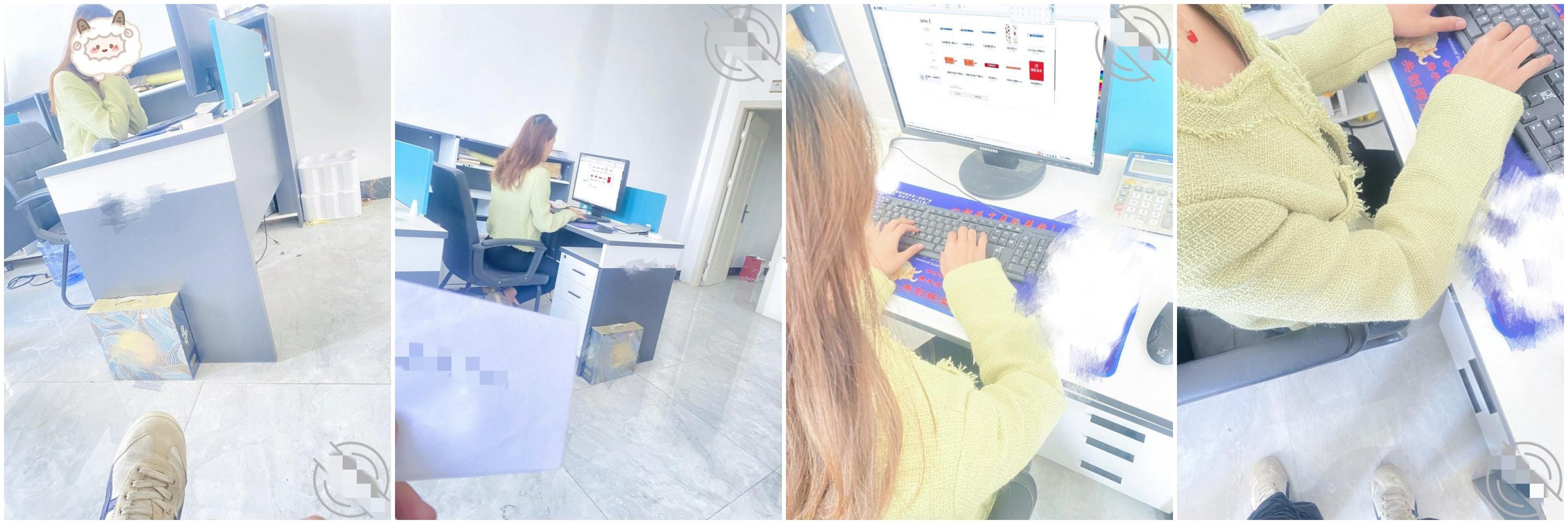 平面设计公司小老板招聘到一个极品大长腿美女大学生！黑丝美腿简直了，灌醉强上她