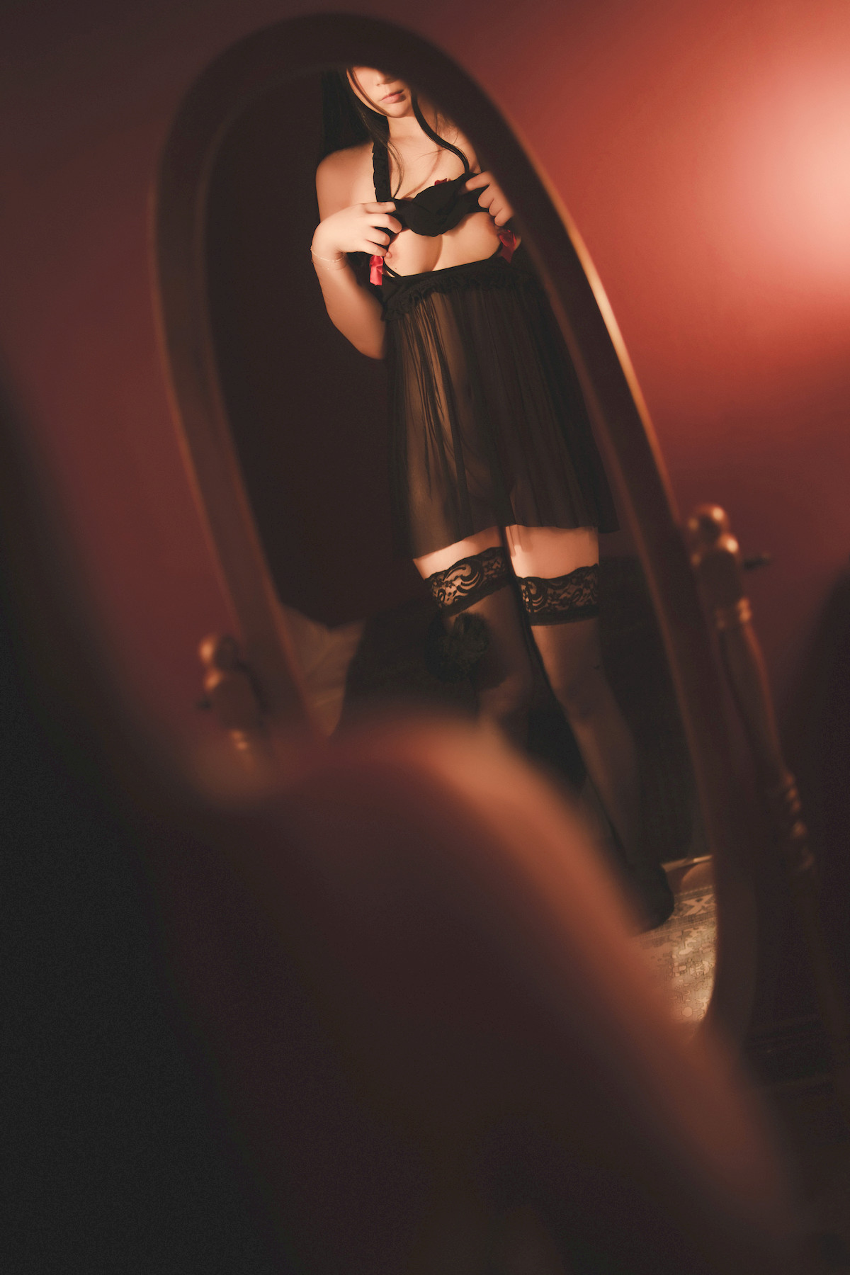 Cosplay 黑色蕾丝