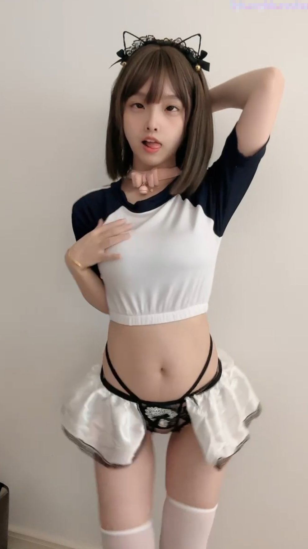 风骚入骨 清纯的面庞 淫靡的啪啪声 肏我吧 喜欢穿着内内做爱 爸爸～干我