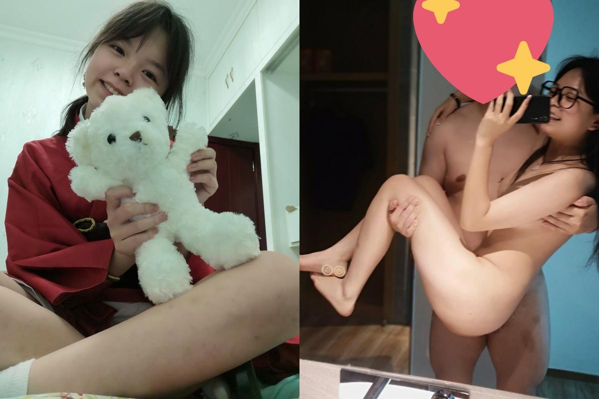 在校眼镜学生妹外纯内骚，嫩乳戴乳钉被金主包养，露出紫薇啪啪啪，阴蒂超大年纪轻轻就成为母狗了