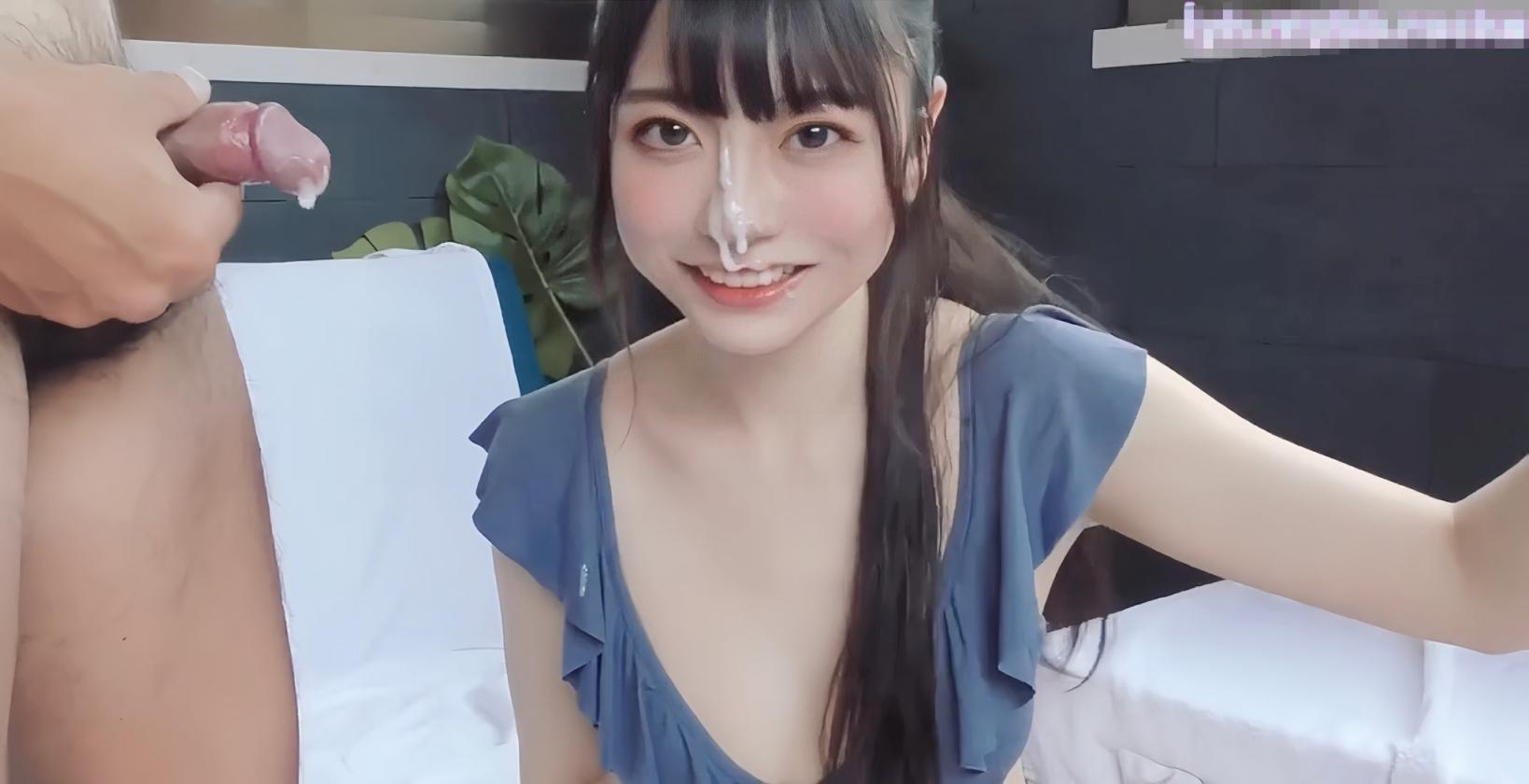 喜欢看着哥哥操我的表情 感觉很满足，射满脸了还不放过 操死妹子了