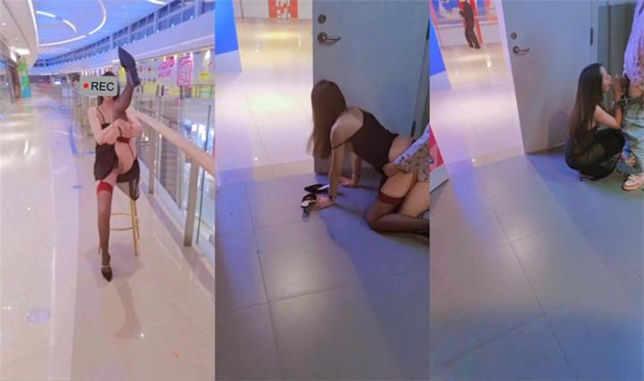 极品超美女神 小鲸鱼 人来人往马路商场情趣真空无内露出做爱 酒店激情大战