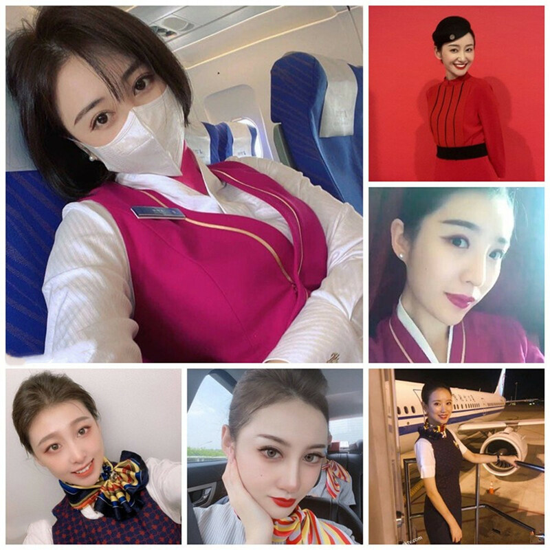【真实空姐】各大航空美丽空姐❤️不欲人知的真实反差