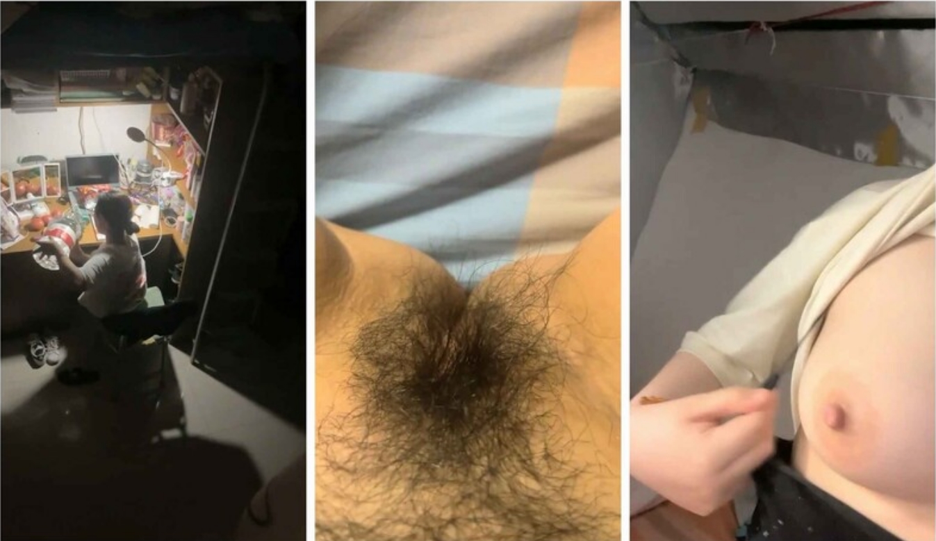 【大学女生宿舍】甜美邻家小妹沉浸式一边和舍友聊天一边偷拍她们的春光 极品粉嫩逼