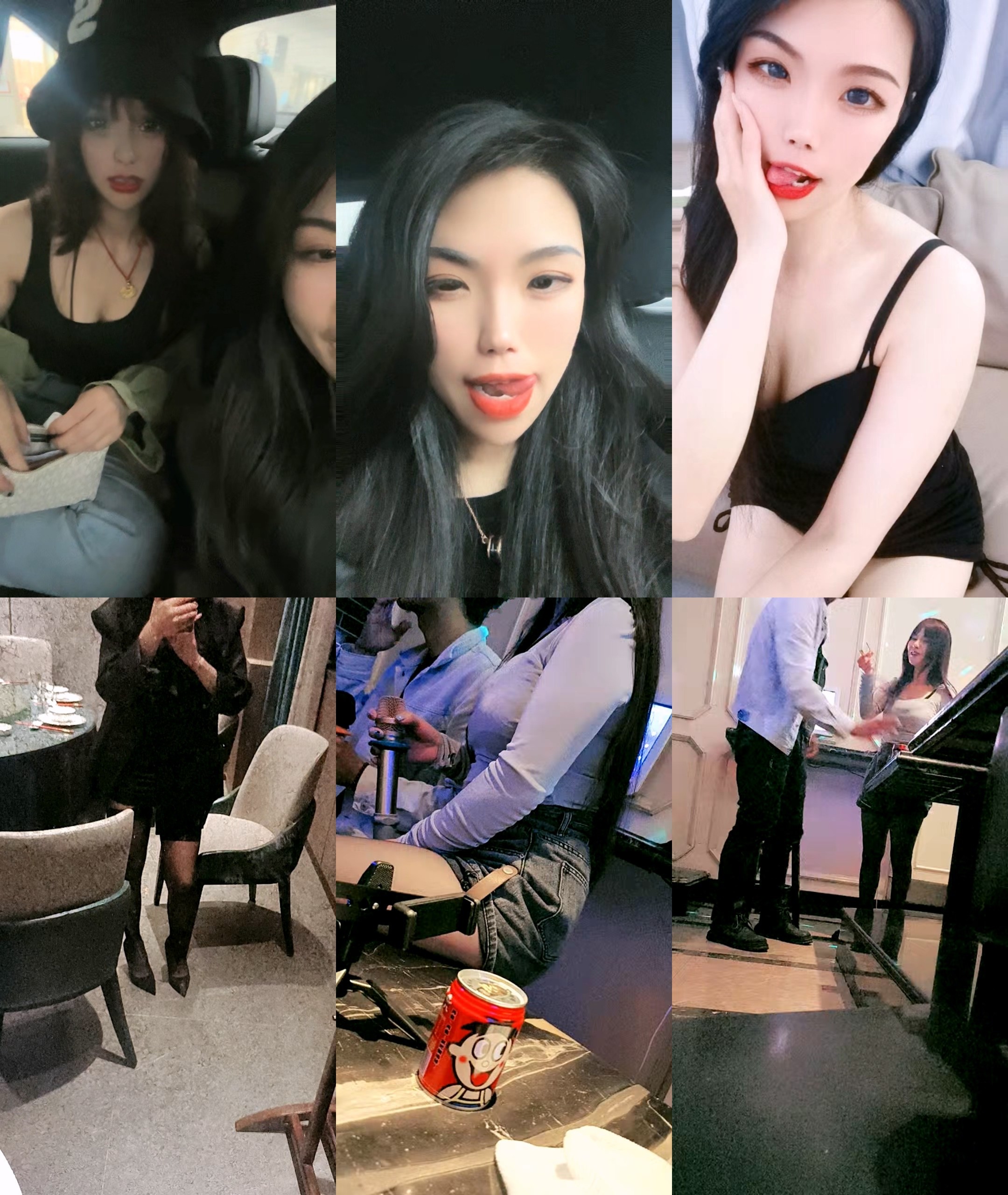 牛逼了 午夜街头 【呦呦宝贝呀】 重磅 2男3女KTV群P混操 马路上无套开干