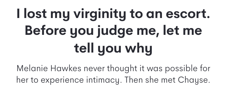 澳女$1.9万找牛郎 曝“初夜”体验:改变我一生