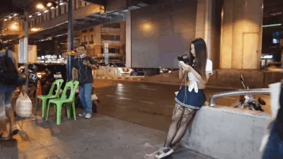 【夜市抓拍】泰国夜市抓拍各路小姐姐❤️不少站街女！猎奇探索，看看国外的夜生活！