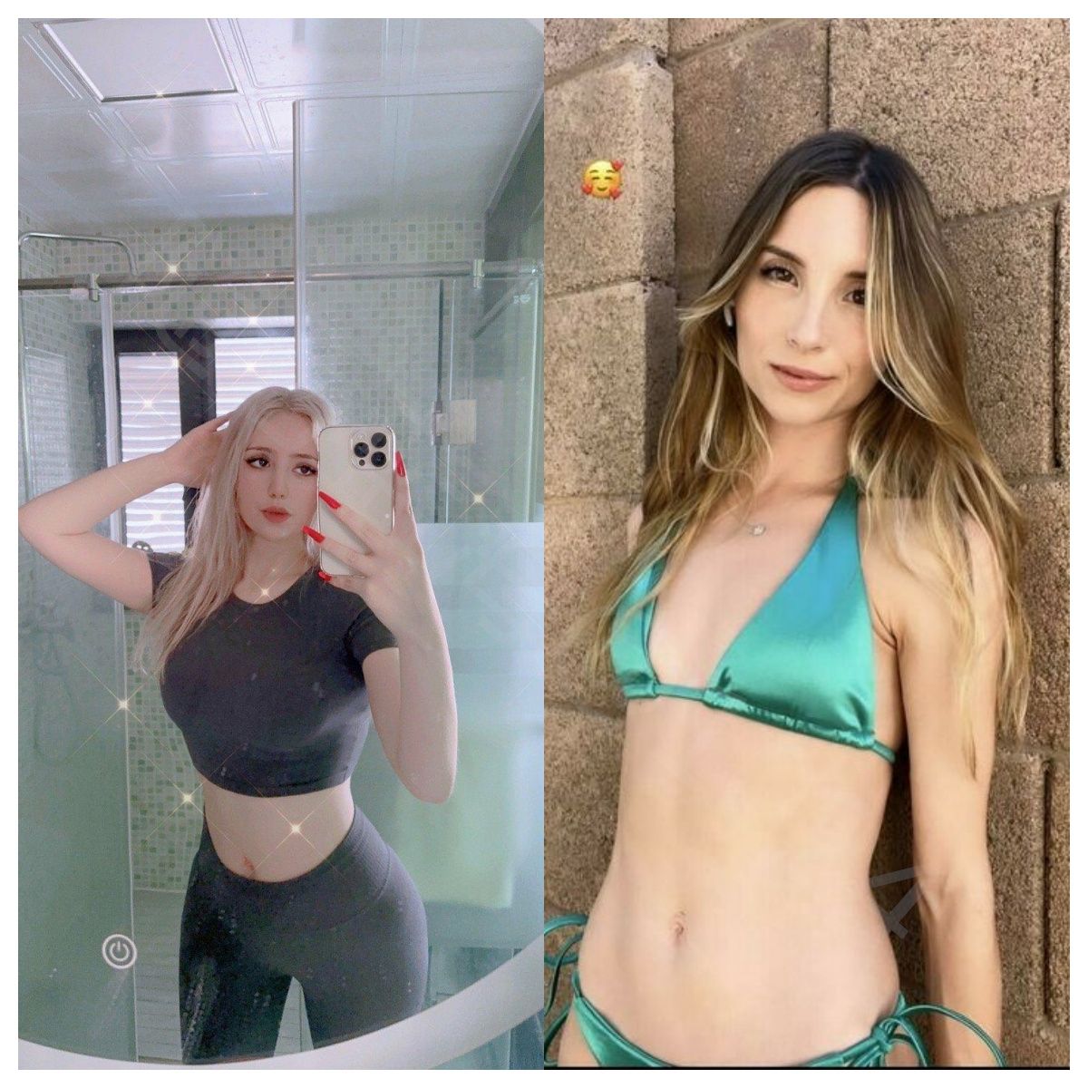 某博维族骗子 女博主与欧美成人艳星Pieper perri惊人相似