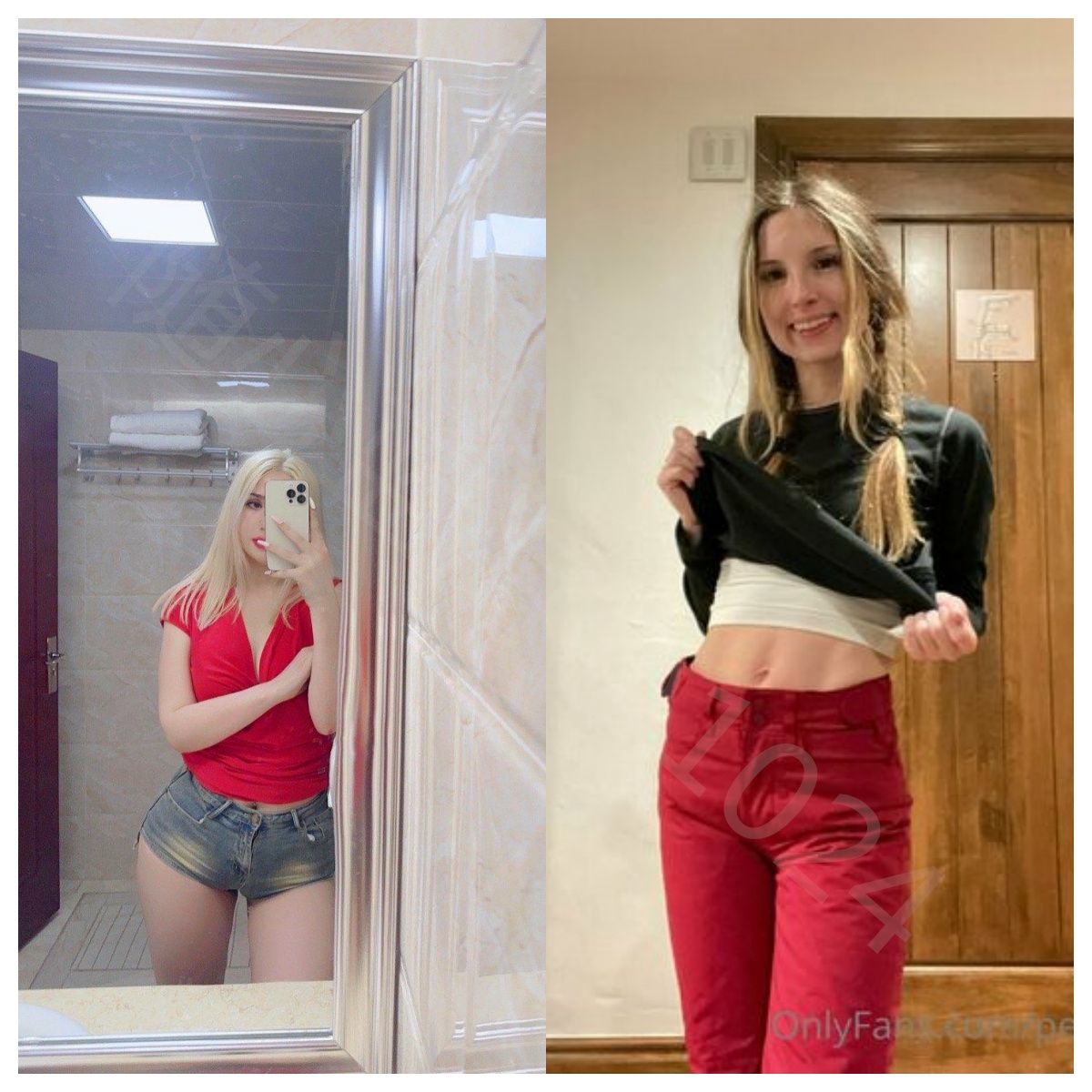 某博维族骗子 女博主与欧美成人艳星Pieper perri惊人相似