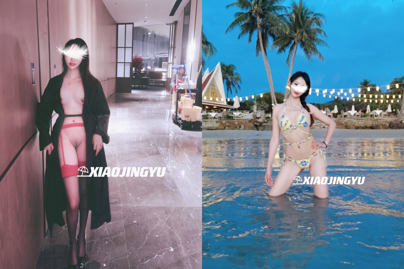 推特网红人类高质量淫乱夫妻【小鲸鱼】私拍，与曼妃小雨女女联动，互插互舔磨豆腐场面香艳至极