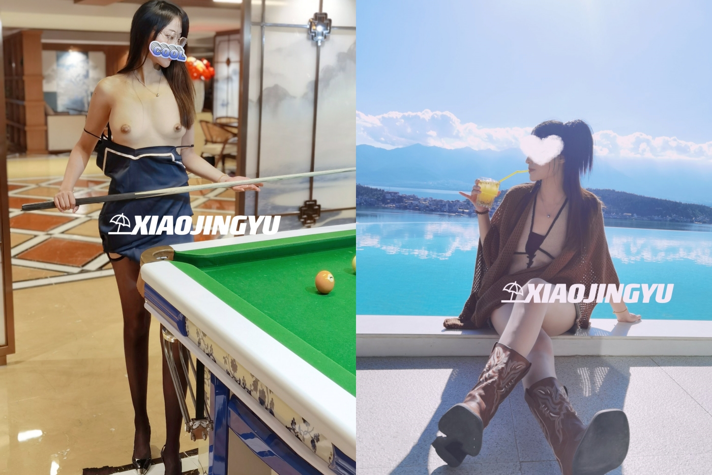 推特网红人类高质量淫乱夫妻【小鲸鱼】私拍，与曼妃小雨女女联动，互插互舔磨豆腐场面香艳至极