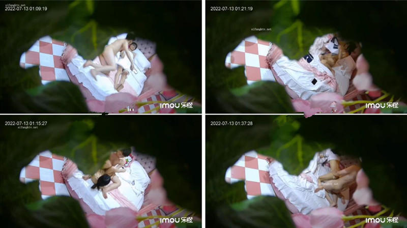 【酒店TP】 圆床主题房~帅气小伙酒店调教漂亮小女友