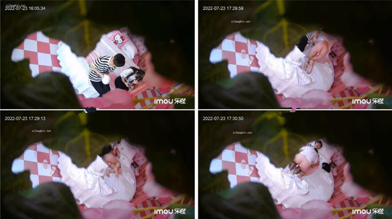 【酒店TP】 圆床主题房~帅气小伙酒店调教漂亮小女友