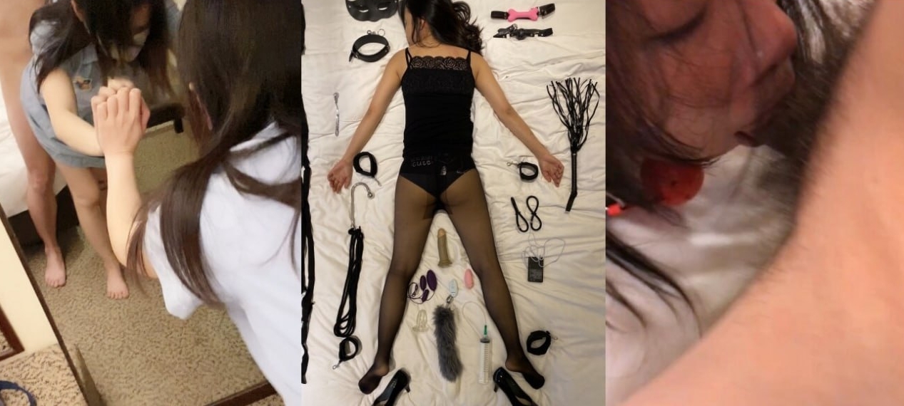 在玩SM女王调教前