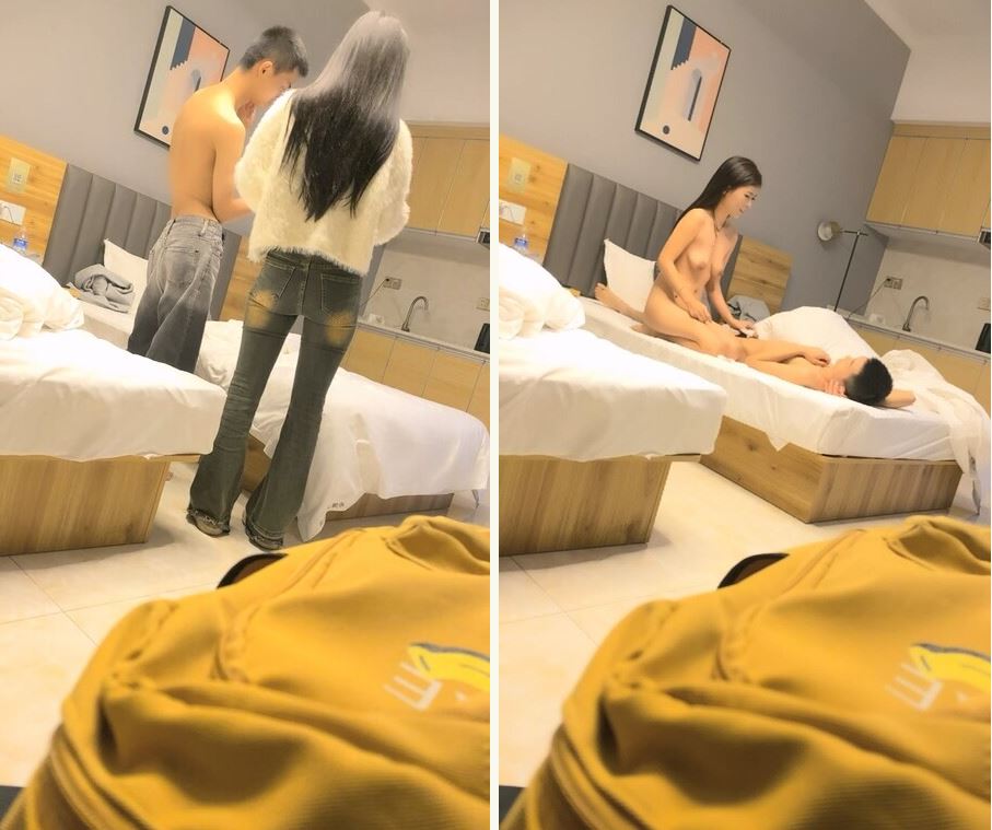 酒店约操文静乖巧外围妹妹，抹上润滑油直接操，一进一出爽的娇喘连连，侧入姿势更舒服