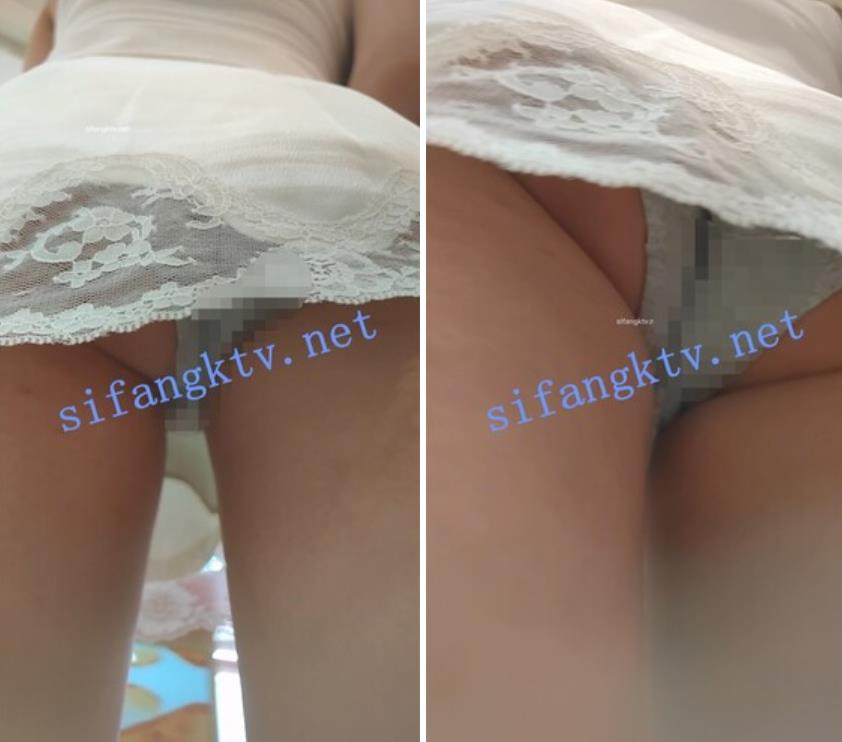 偷拍美女裙底风光极品美女白色超短裙超长时间抄底灰色内内超薄透明丝袜美女买盲盒抄底黑白花纹内裤