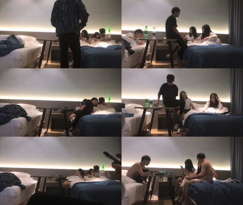 饮酒作乐,酒店里活色生香操屄不停