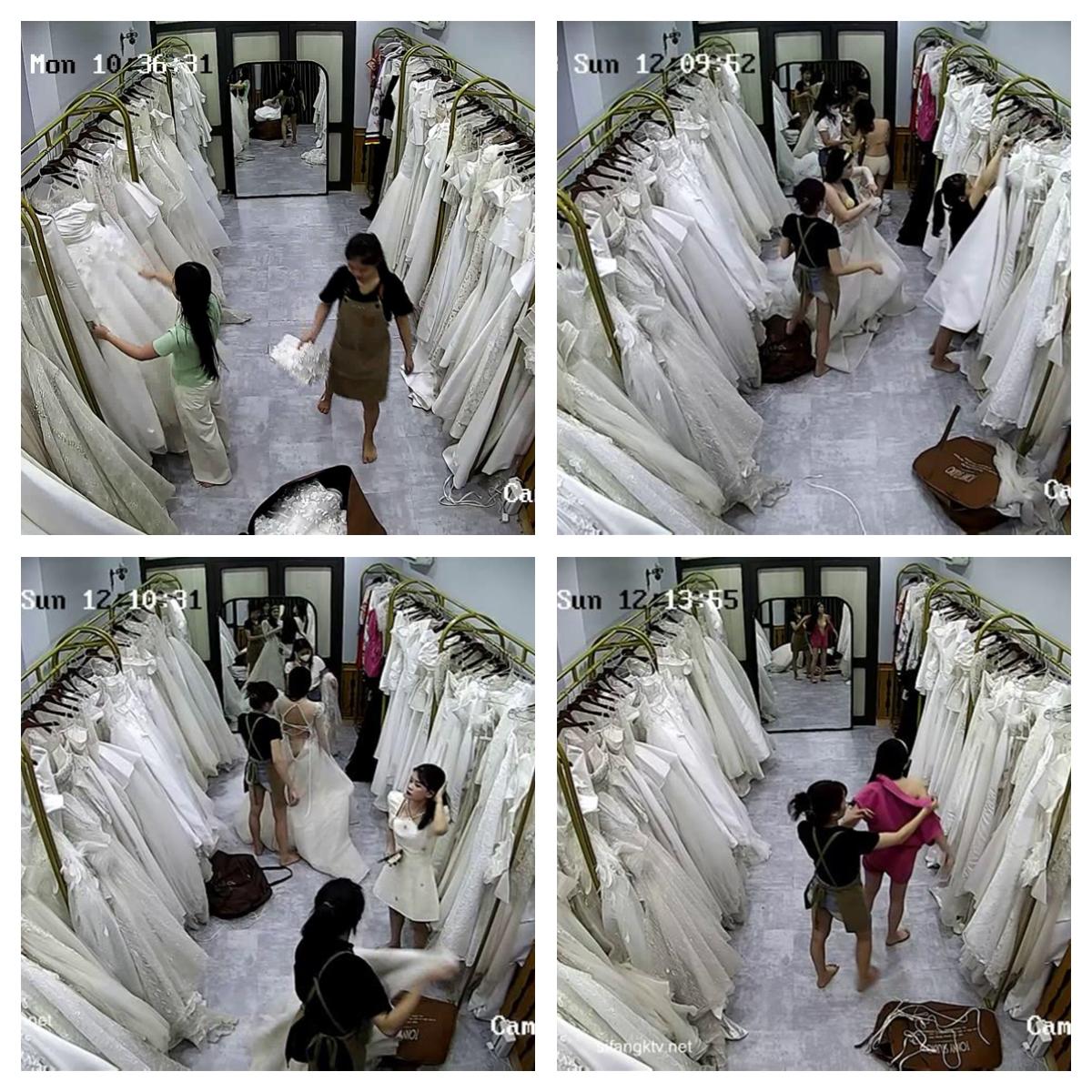 十二月最新流出【 破解摄像头】婚纱摄影店 多位新娘试婚纱