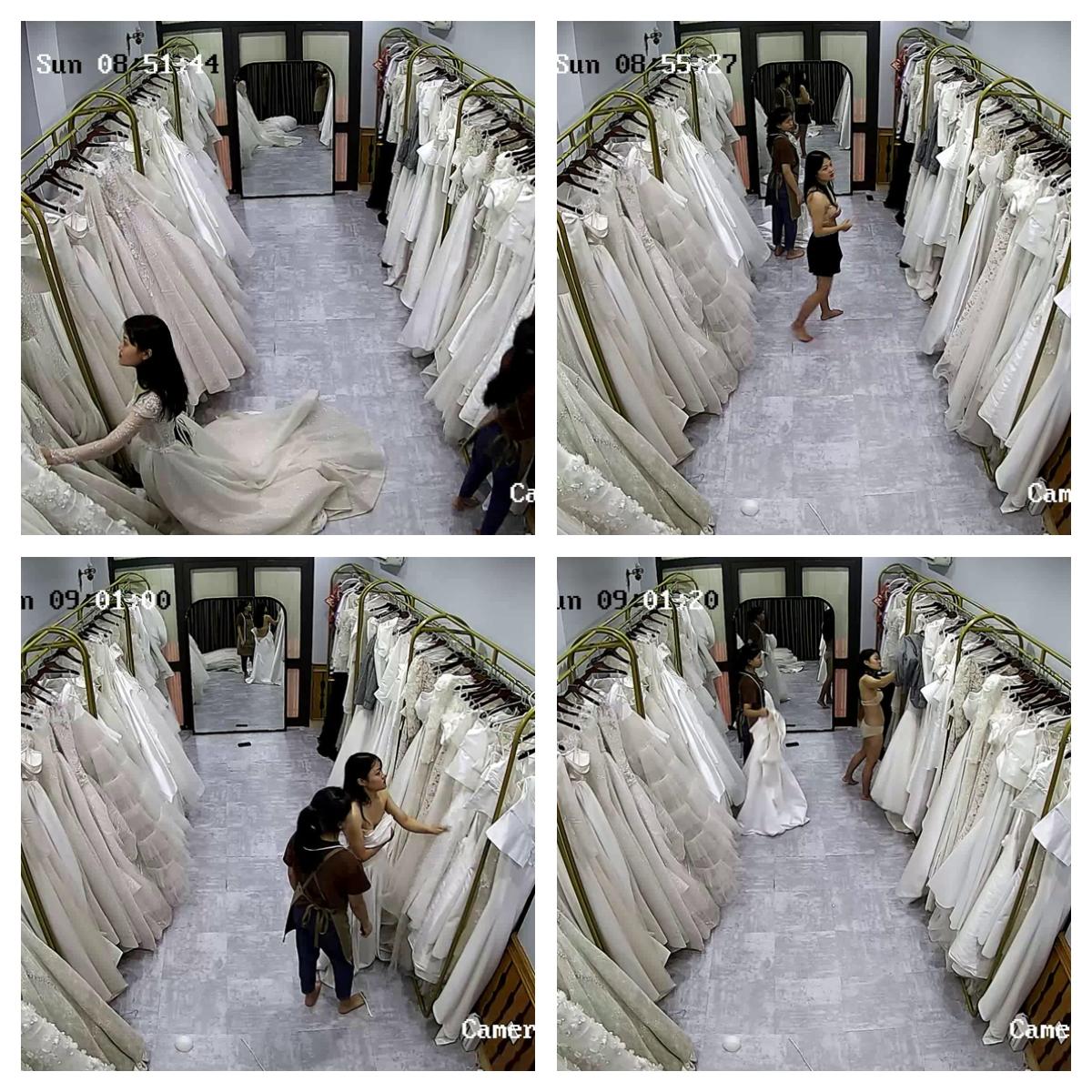 十二月最新流出【 破解摄像头】婚纱摄影店 多位新娘试婚纱