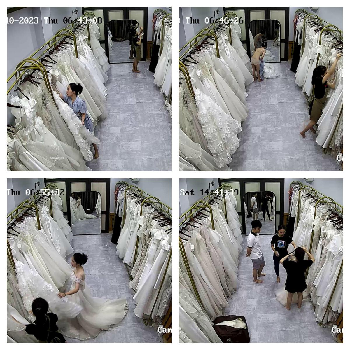 十二月最新流出【 破解摄像头】婚纱摄影店 多位新娘试婚纱