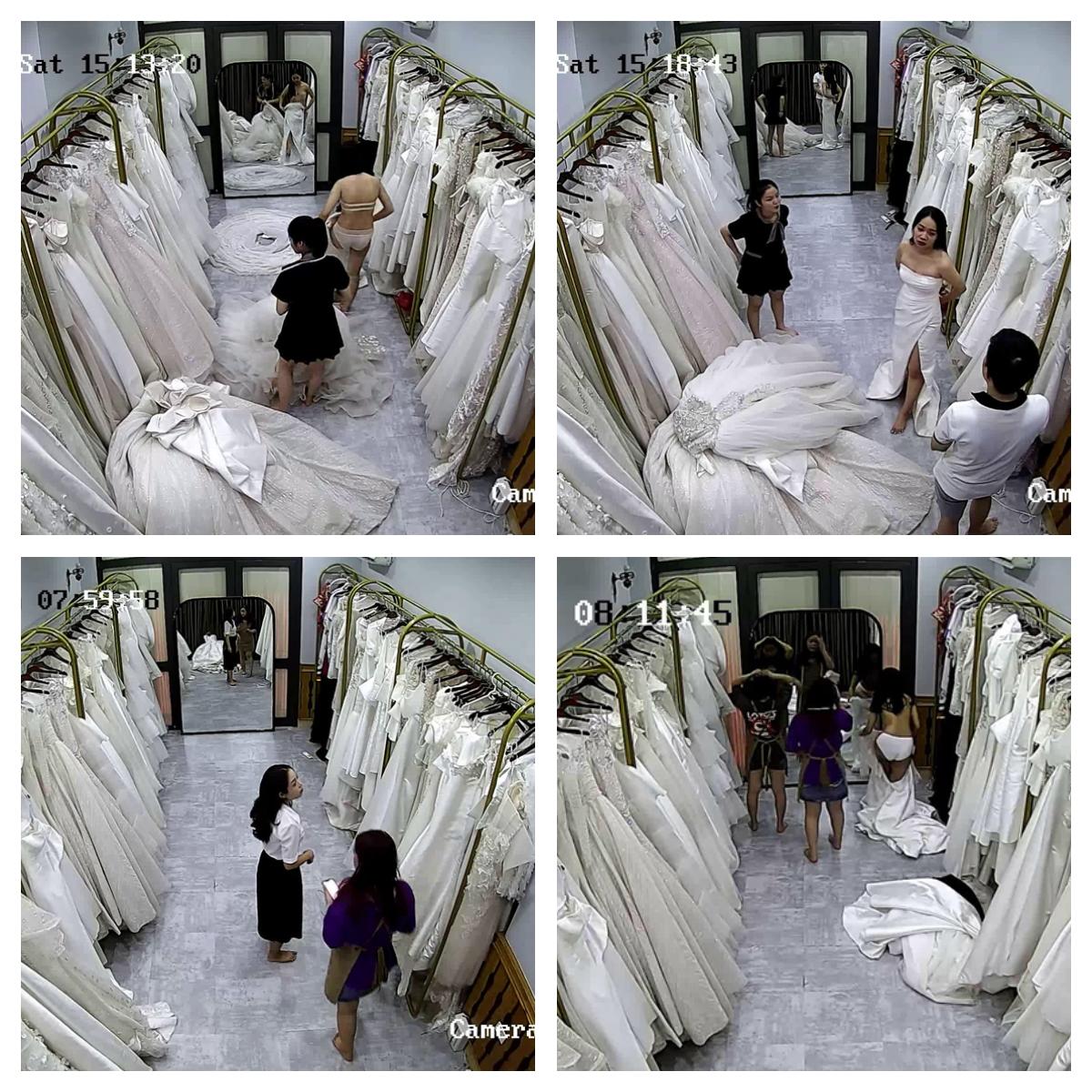 十二月最新流出【 破解摄像头】婚纱摄影店 多位新娘试婚纱