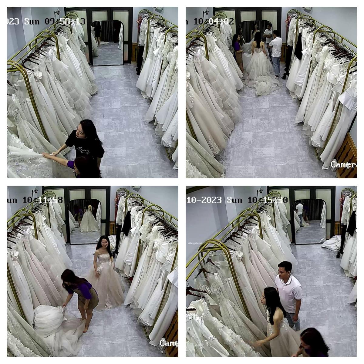 十二月最新流出【 破解摄像头】婚纱摄影店 多位新娘试婚纱