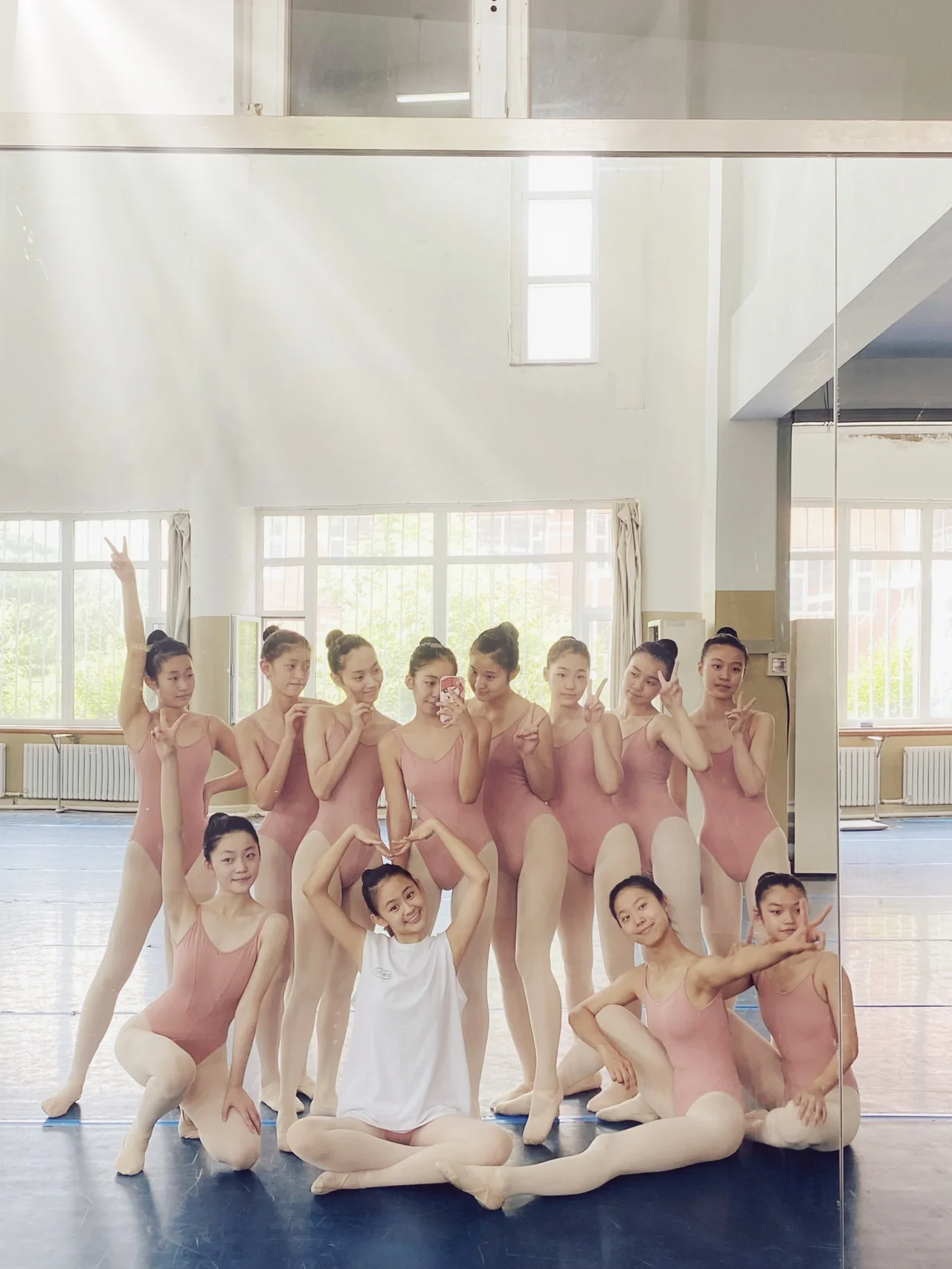 学舞蹈的艺考生们