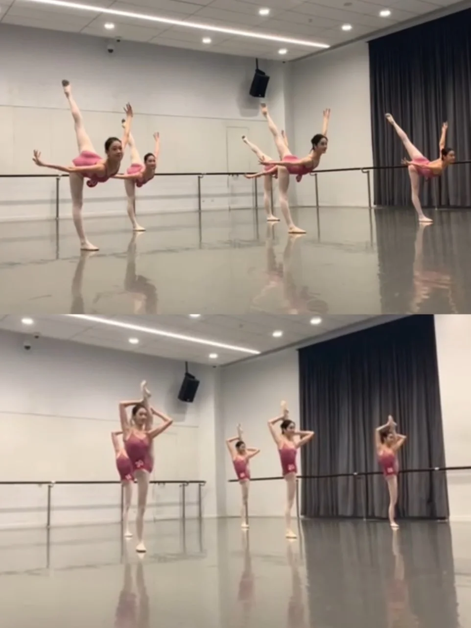 学舞蹈的艺考生们