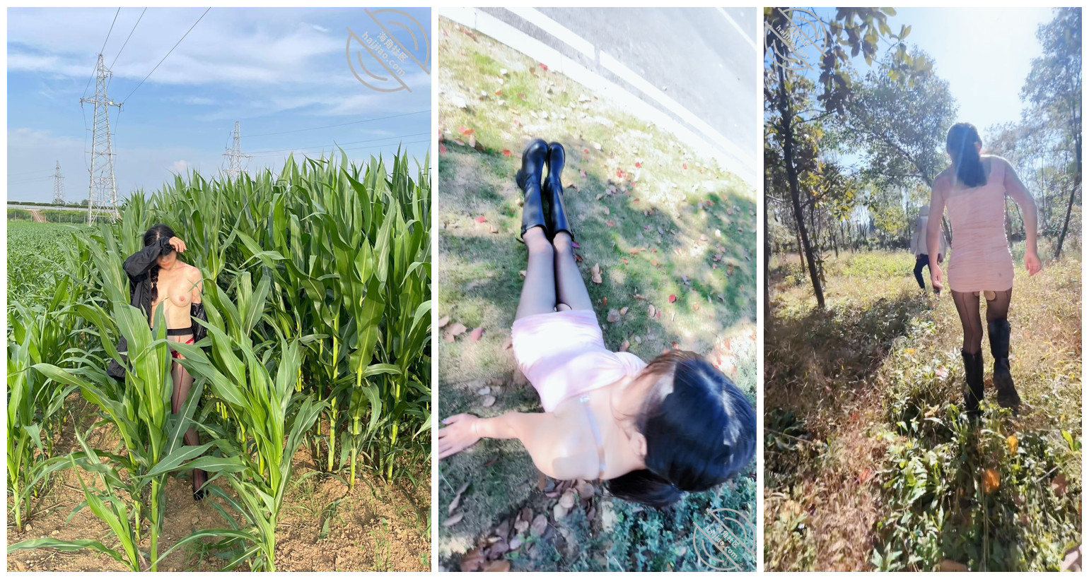 喜欢让媳妇四处裸露勾引路人 带骚老婆逛景区玩刺激偶遇单独路人献妻给操满足我的绿帽愿望