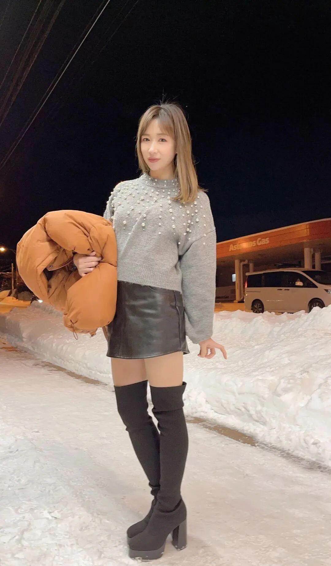 [AV女优]东北大长腿美女，在日本拍A片火啦！--林美玲