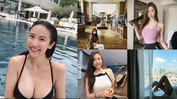 正妹Amy厨房只穿小裤裤做菜单手捧奶与她结实翘臀辣翻