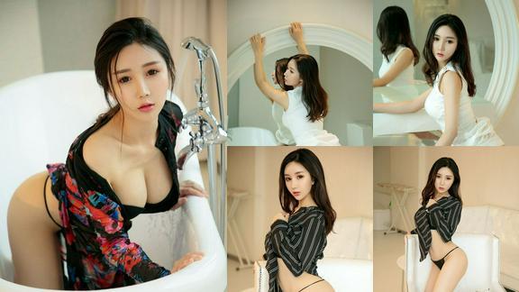 李莉莉敞领衬衫完美身材野蛮生长_尤果网