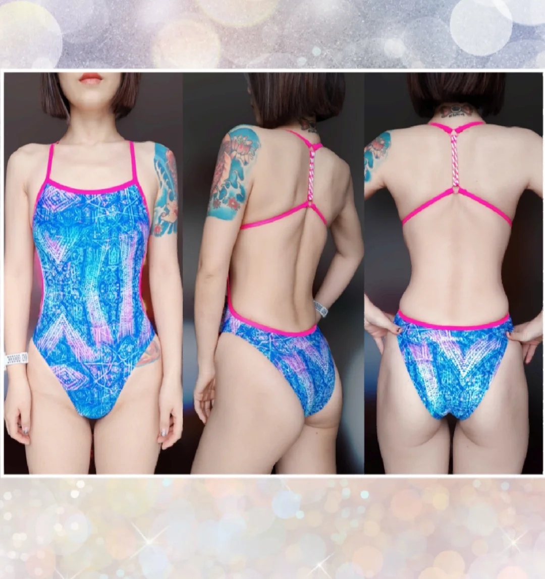 纹身少妇的泳装展示[33P]