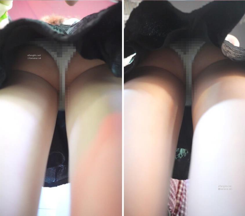 尾随偷拍美女裙底吊带裙美女捂裙子上楼梯透明蕾丝内正面露黑色极品黄色超短包臀裙长腿美女排队买奶茶被CD