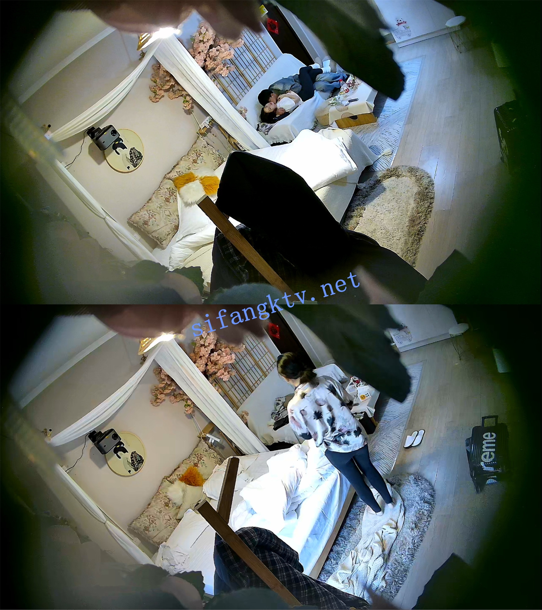 安防精品美女被按在沙发上亲吻摸胸插入后变淫娃